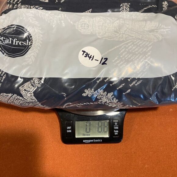 Tropical Scuba Diver Print Button Up Shirt XXL Navy Blue Vacation Resort Wear - Picture 8 of 8